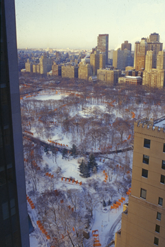 CHRISTO AND JANNE-CLAUDE, NEW YORK: FROM WINDOW TO SORROUNDING CITY BLOKS