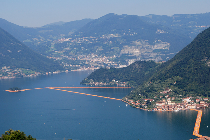 CHRISTO (AND JANNE-CLAUDE), LAGO D'ISEO: PICTURESQUE LAND ART