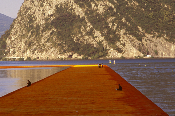 CHRISTO (AND JANNE-CLAUDE), LAGO D'ISEO: THE RISING SUN