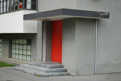 W. GROPIUS, DESSAU: SERVICE ENTRANCE