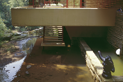 F. L. WRIGHT, BEAR RUN: UNTOUCHABLE WATER