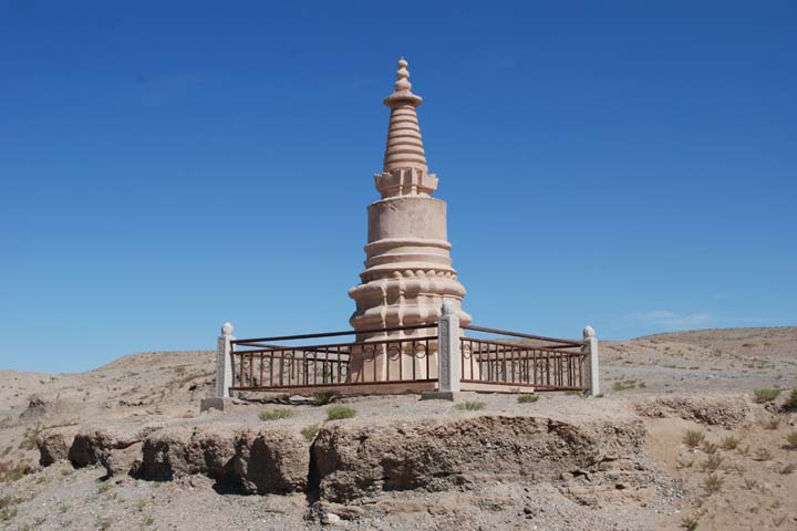 stupa, dunhuang