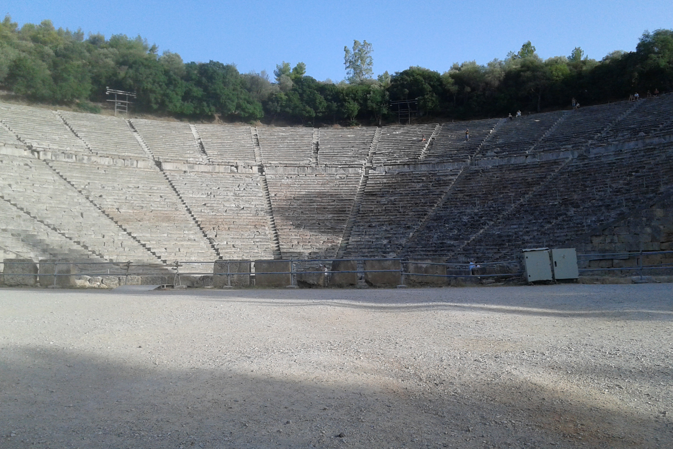 POLYKLEITOS, EPIDAURUS: SKENE SOUTH VIEW 
