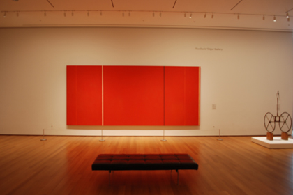 BARNETT NEWMAN, VIR EROICUS SUBLIMIS OIL ON CAVAS 242,2X541,7)