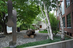 I. NOGUCHI, NEW YORK: BIRCHS, STEEL AND STONE