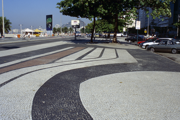 R. BURLE MARX, RIO DE JANEIRO: BIOMORPICH ABSTRACTION BLENDED WITH INDIGENOUS DESIGN