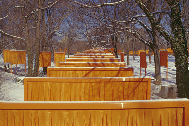 CHRISTO AND JANNE-CLAUDE, NEW YORK: RUNNING PANELS