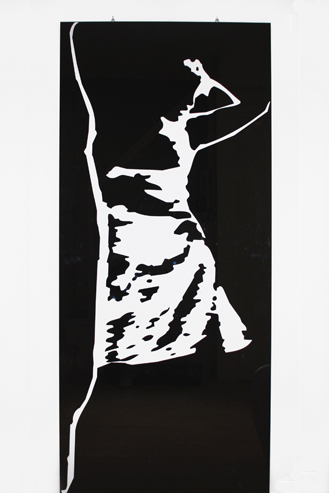 SILHOUETTE (2008) pvc su pmma, 180x80x1