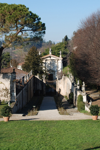 A. PALLADIO, VICENZA: FROM MAIN ENTRANCE TO THE GATE
