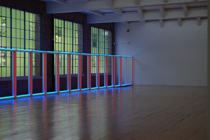 R. IRWING, BACON NY: �DAN FLAVIN FACE TO WINDOWS� (untitled, 1970)