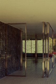 L. MIES VAN DER ROHE,BARCELONA: HORIZONTAL SYMMETRY: BELOW-ABOVE 1