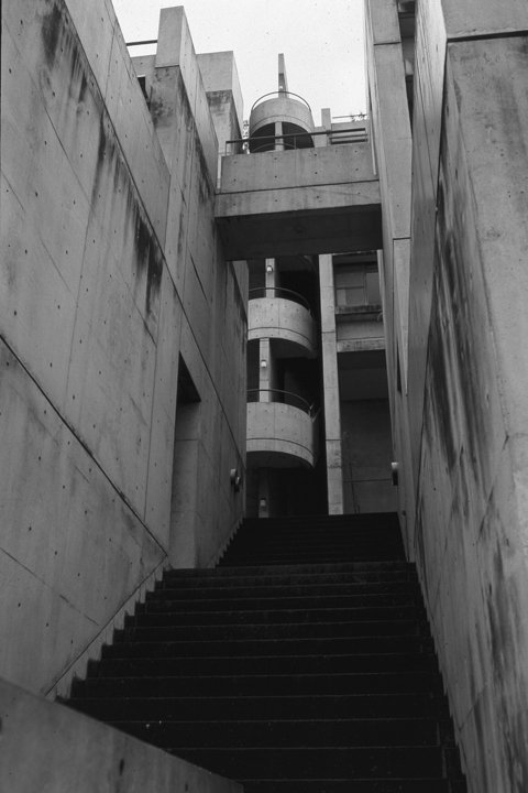 T. ANDO, ROKKO I: LIFT AND SPIRAL STAIRCASE SHAPES