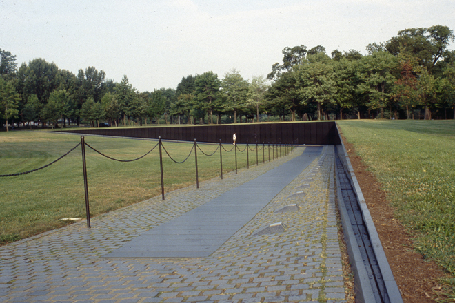 MAYA LIN, WASHINGTON DC, MAN STANDING