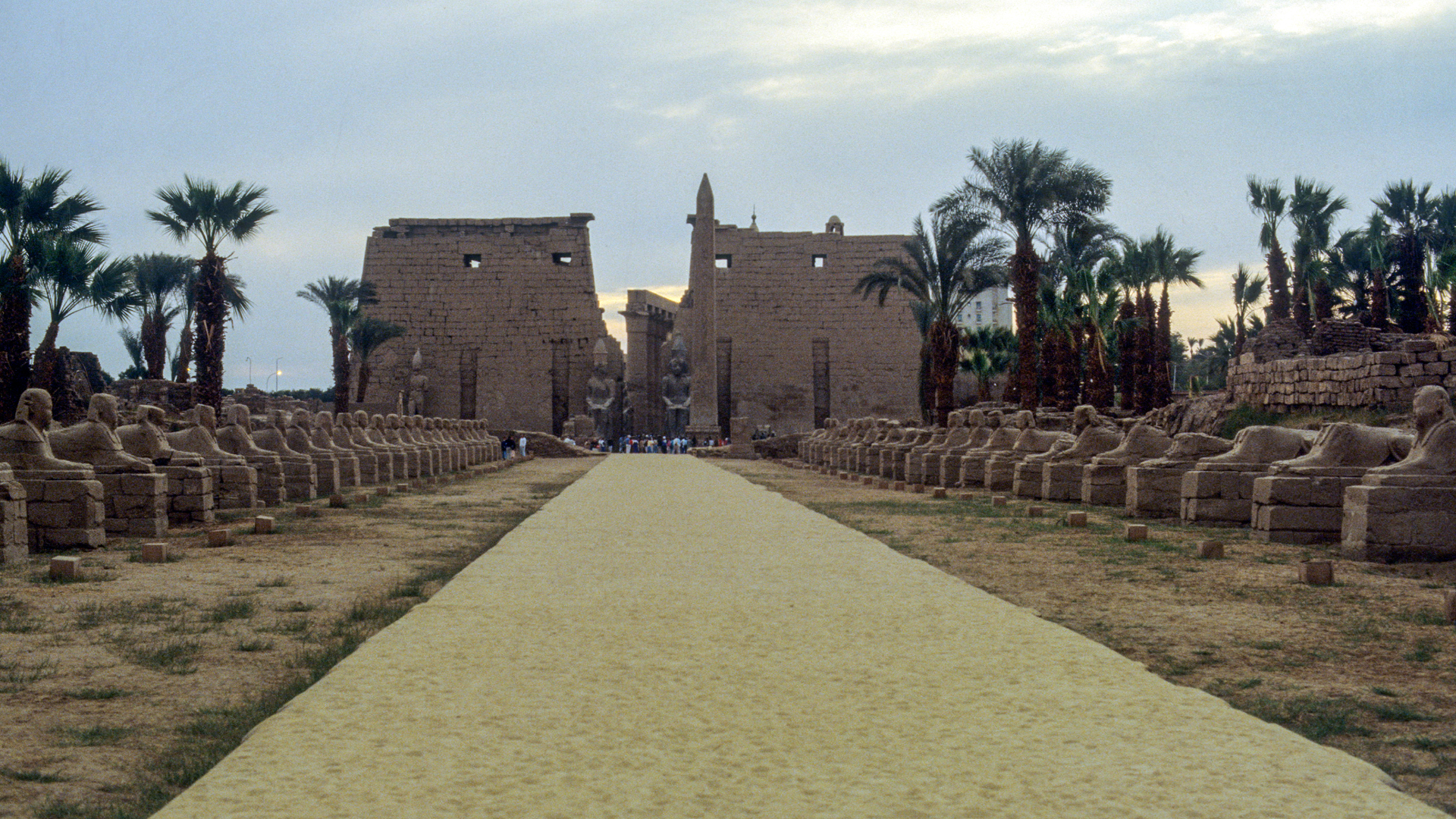 THE AVENUE OF SPHINXES, LUXOR