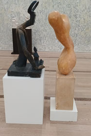 H. ARP TORSO 1958, M. ENST KING QUENN, 1944
